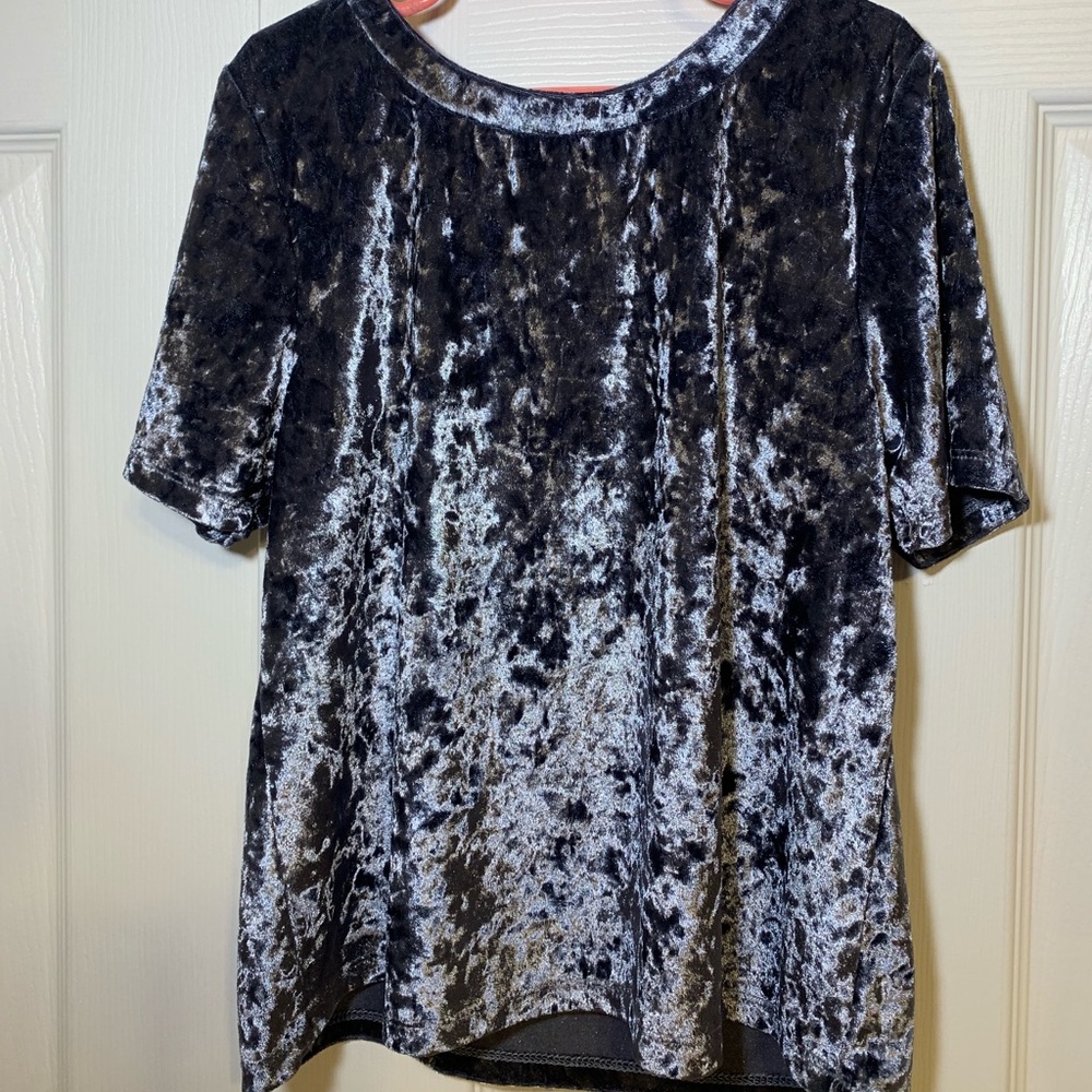 Blue Velvet Shirt